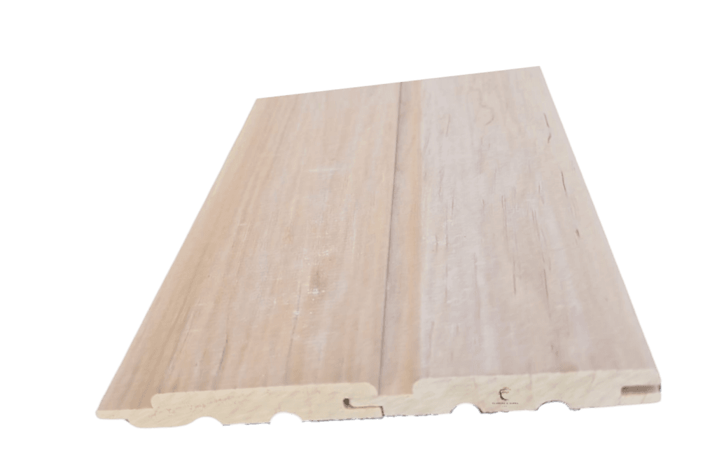 alder cladding for sauna