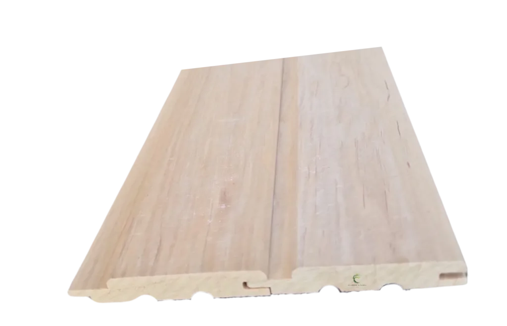 alder cladding for sauna